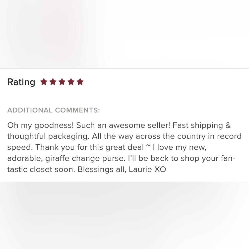 Handmade Handcrafted Genuine Leather Giraffe Wristlet Coin Purse - Picture 7 of 7